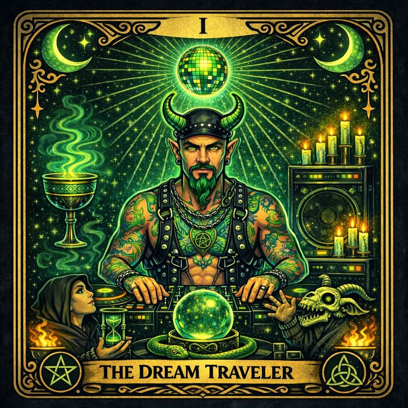 The Dream Traveler — Satyr Arcana I card art